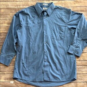 Van Heusen Men's Slate Blue Button-Down Shirt